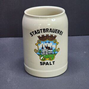 Vintage F. Herb Stadtbrauerei Spalt 1538 Beer Stein Mug 0.5L Ceramic 5.75'' Tall